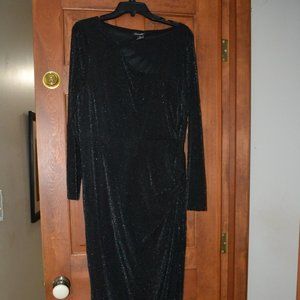 Cardalite Black Long Sleeved Gown XL NWT
